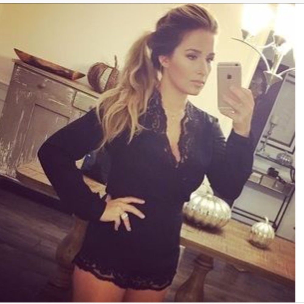 Kittenish black romper